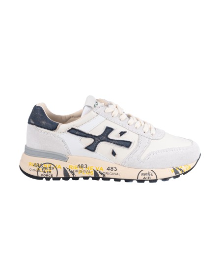 Shop PREMIATA  Scarpa: Premiata sneakers "Mick 6873".
Logo all'esterno.
Scritta PREMIATA all'interno.
Nome del modello sull'etichetta.
Composizione: Suola: 30% gomma 65% eva 5% tpu tomaia: 25% pelle di vitello 5% pelle di pecora 55% pa 15% pu fodera: 86% pelle di capra 14% pu.
Made in Vietnam.. MICK 6873-BI